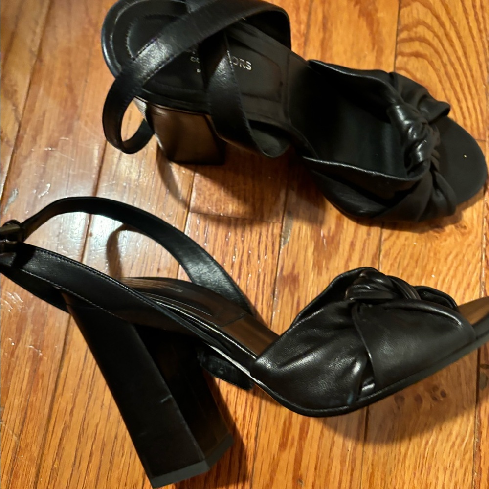 Black ankle strap sandals
